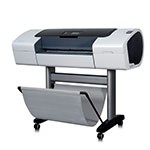 HP Designjet T1100 PS 24 inch canvas